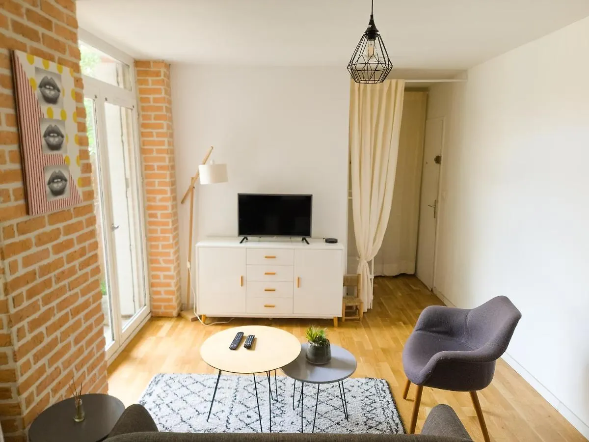 Apartmán Grand T2 En Hypercentre - Terrasse - Wifi - Tv Toulouse 0*,