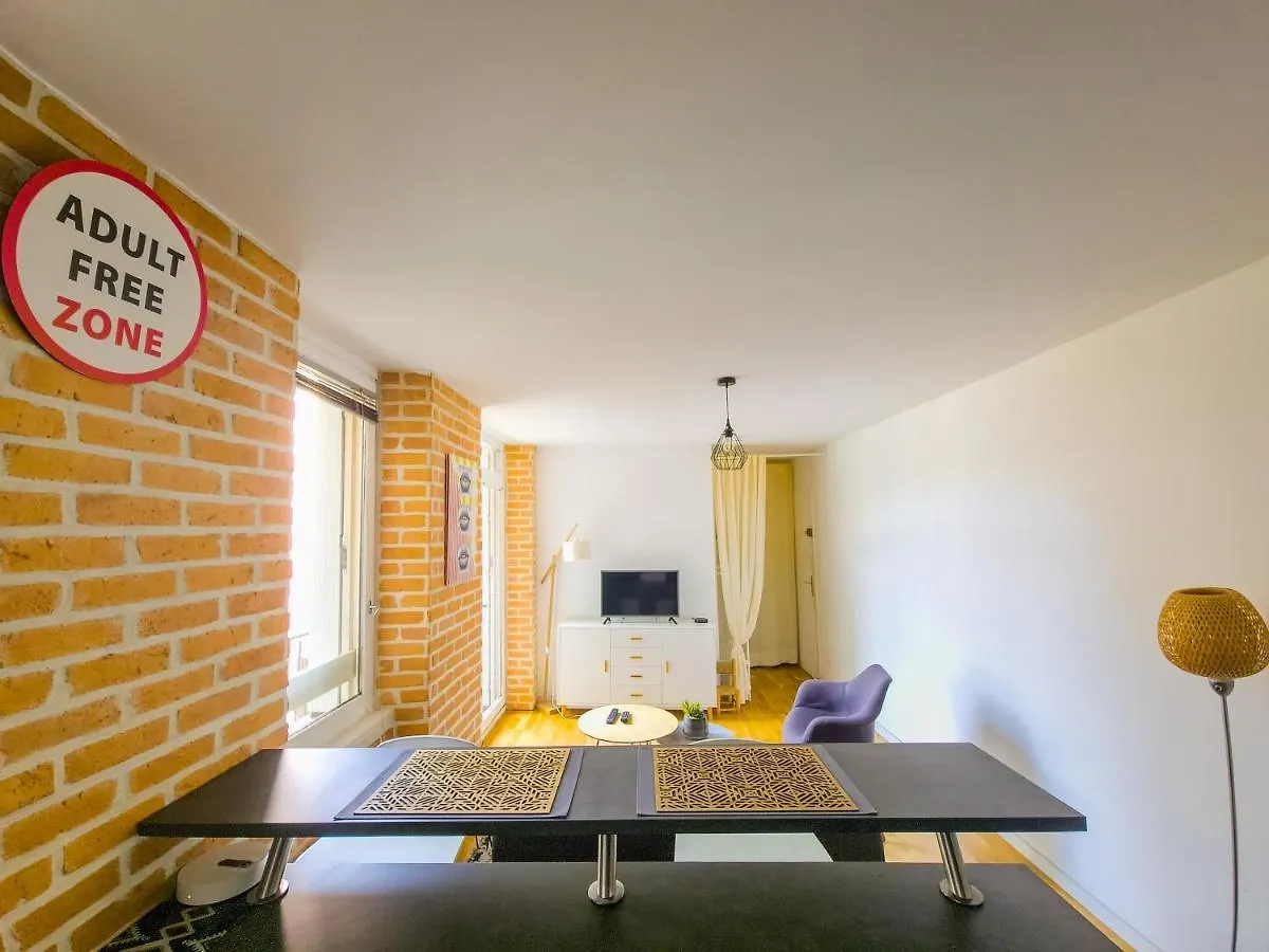 Apartmán Grand T2 En Hypercentre - Terrasse - Wifi - Tv Toulouse